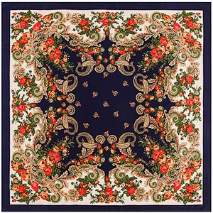 Bohemian small cashew travel simulation silk sunscreen scarf silk jersey shawl scarf summer