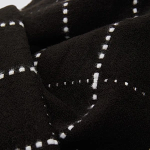 Autumn Winter Black Plaid Cashmere Big Shawl Stylish Female Thick Warm Scarf