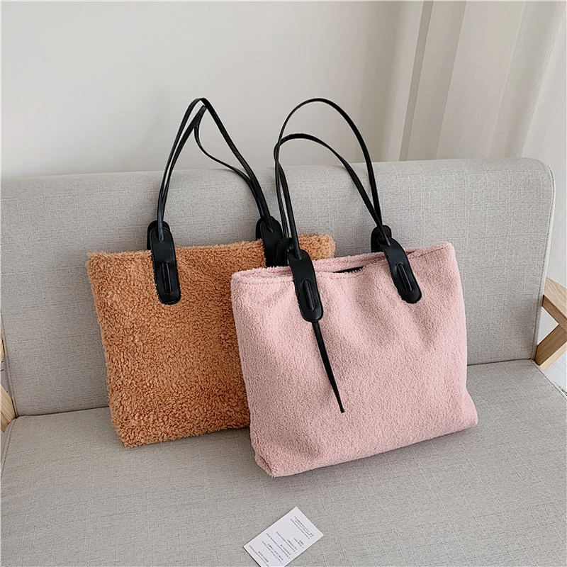 Factory Wholesale Custom  Women Handbag Fashion Lady Shoulder Bag Hot selling winter handbag Tote
