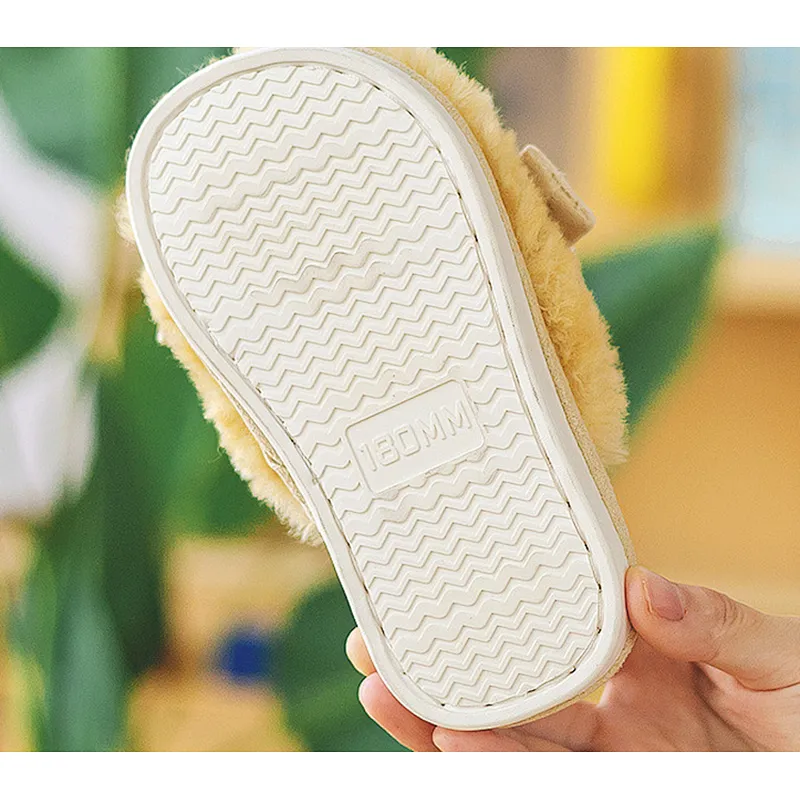 Happy Baby Cotton Slippers Children's Cotton Slippers for Autumn Winter Parent-child Shoes Winter Women's Cotton Slippers