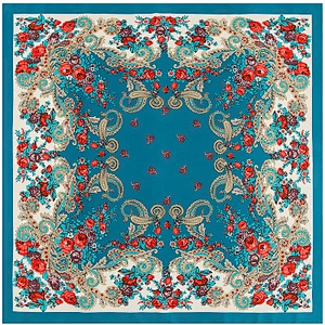Bohemian small cashew travel simulation silk sunscreen scarf silk jersey shawl scarf summer