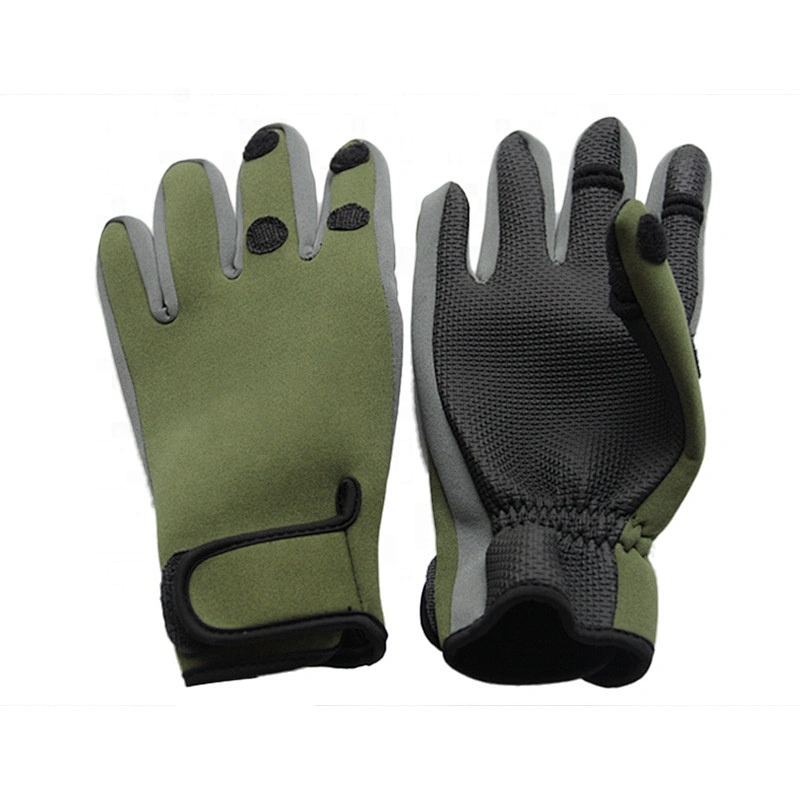 Men Outdoor Activities Gloves Neoprene Fishing Gloves Cycling Anti-slip Waterproof Warm Gloves