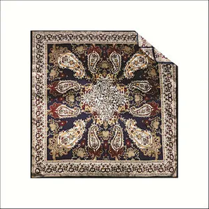 Factory direct silk scarves 90x90 female shawl retro wild scarf square small scarf wholesale