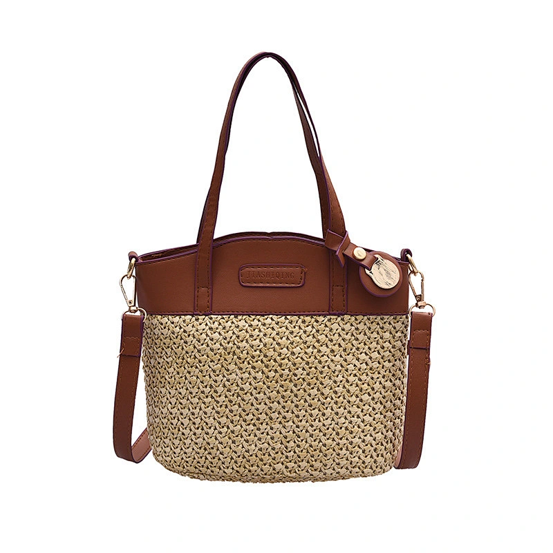 Ins Popular Small Straw Bag 2020 Woven Portable Female Vacation Rattan Bag Messenger Bag