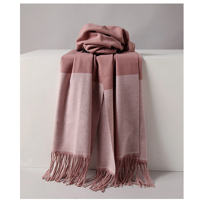 2020 Wholesale Autumn Winter New Cashmere Scarf Woman Scarf All-Match Air Conditioning Shawl With Tassel