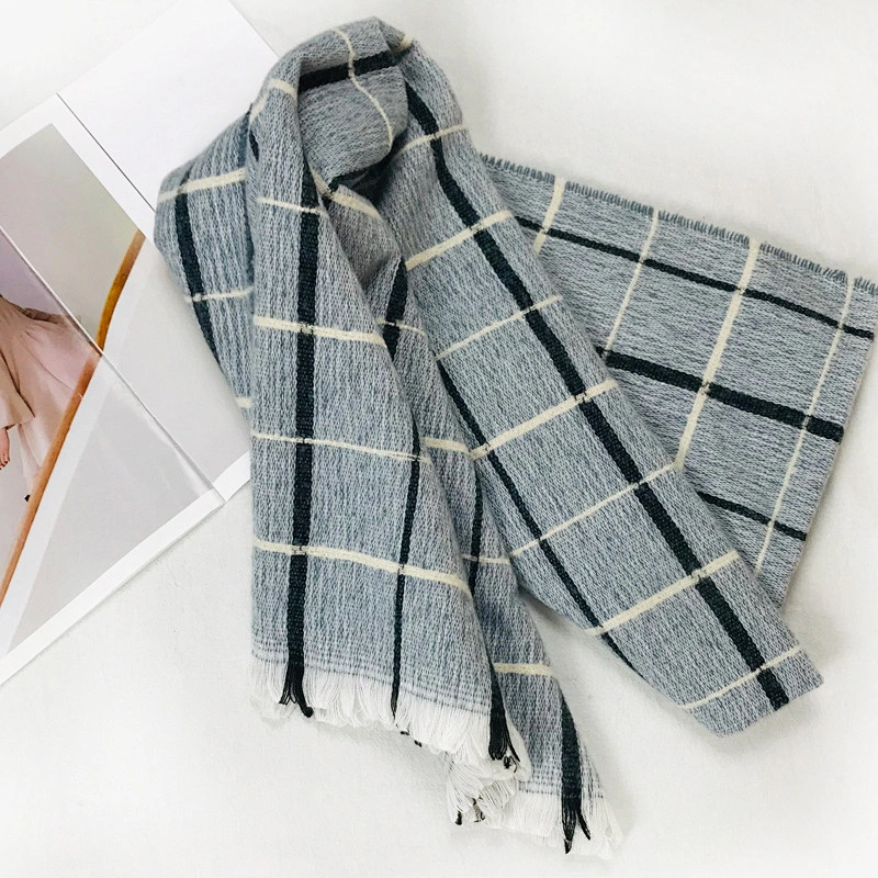 2020 Winter New Scarf Korean Version Thickening Student British Couple Scarves Wholesale
