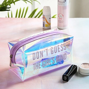 New Creative Laser Make Up Bag Cosmetic Storage Travel Cosmetic Bag Makeup Pouch Brush Zipper Bag