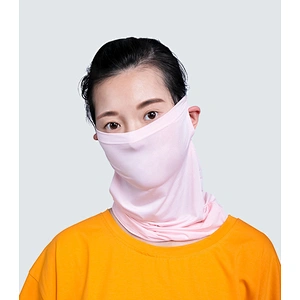 Outdoor Summer Pure Breathable UV Protection Polyester Veil Scarves Bandana For Women