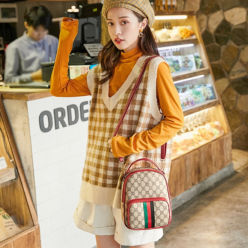 Wholesale Tote Bag Fashion Women Bags Ladies PVC Leather Multipurpose Crossbody Bag Mini Travel Backpacks