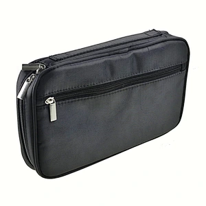 Hot sale black makeup bag
