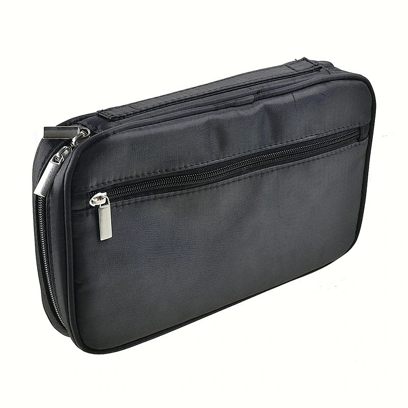 Hot sale black makeup bag