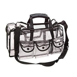 Wholesale Women Travel Tote Zipper Clear Makeup Transparent Bags Pvc Cosmetic Storage Bag
