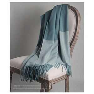 2020 Wholesale Autumn Winter New Cashmere Scarf Woman Scarf All-Match Air Conditioning Shawl With Tassel