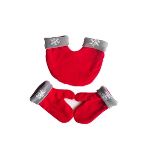 Creative Romantic Boy Girl Sweet Hand In Hand Gloves Thicken Double Gloves Christmas Couple Gift Gloves