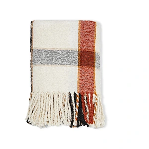 New Design Four-Sided Big Tassels Cashmere Scarf Autumn Winter Thickening Shawl Ladies Warm Scarves