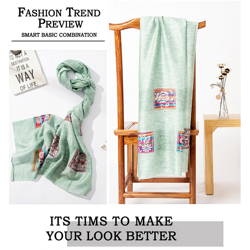 New imitation wool shearing process retro wild fashion shawl acrylic winter scarf cheap shawls wholesale