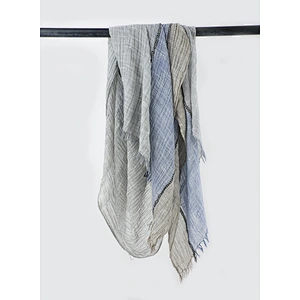 New Korean Style Autumn Winter Art Style Stitching Cotton And Linen Scarf Wholesale