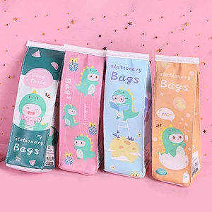 Creative Milk Pencil Case Student Small Fresh Dinosaur Pencil Case Multifunction Portable Pencil Case
