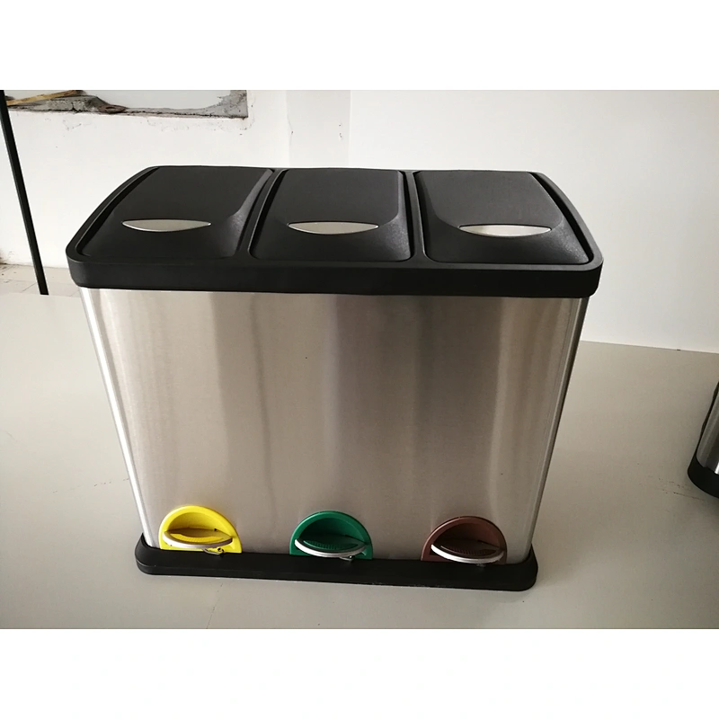 24L, 3pcs*8L  together dustbin 46*26.5*39.5Hcm