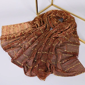 2020 Fall New Ladies Scarf Corduroy Sequined Scarf Headscarf Islamic Hijab Autumn Winter Headscarves