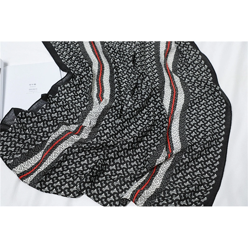 Fashion Women Stylish Striped Shawl Thick Winter Pashmina Cashmere Scarf