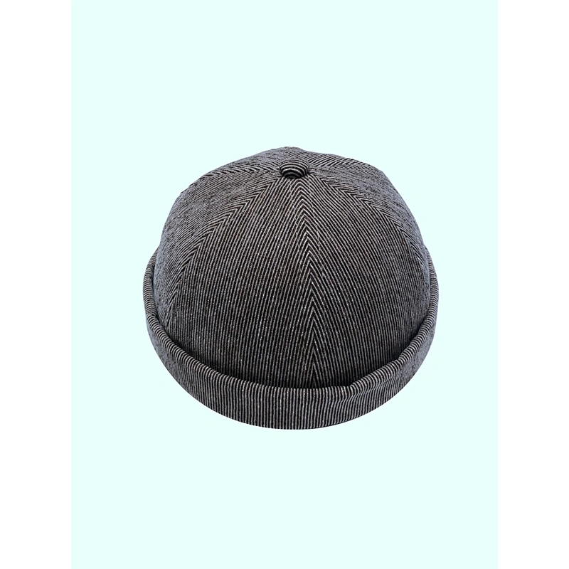New Designer Custom Fashion Men Unisex Skullcap Sailor Cap Landlord Hat Beanie Rolled Cuff Retro Brimless Hat