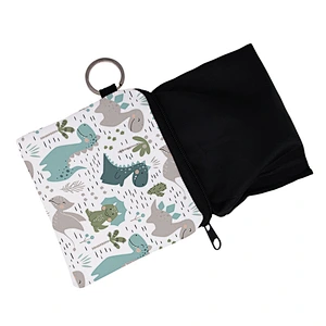 Fashion small fresh cartoon dinosaur creative printing coin purse waterproof portable personality card case key case
