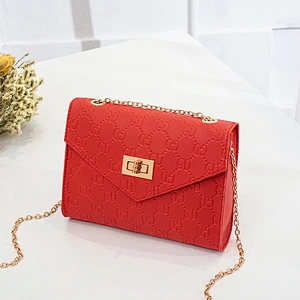 Cheap Price Lady Fashion Mini Messenger Bag Small Pu Leather Chain Shoulder Bag