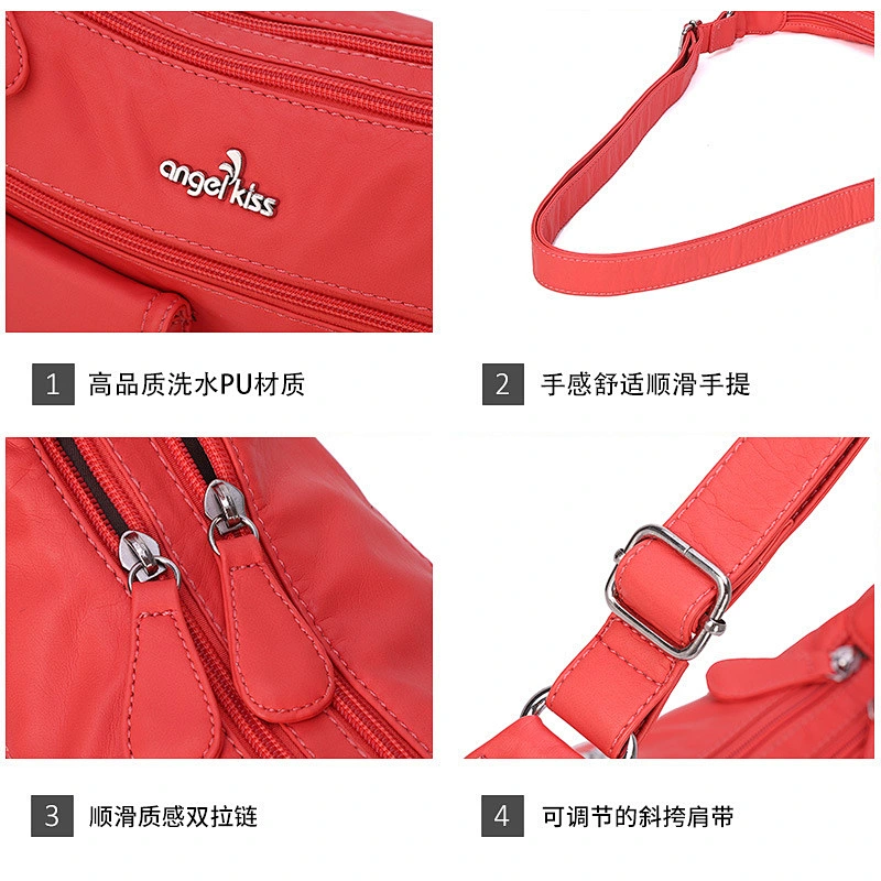 2020 autumn winter new women's shoulder bag messenger small bag fashion soft leather bag