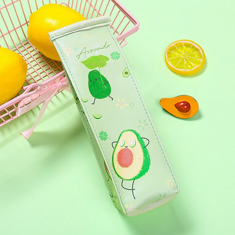 Cartoon Milk Box Pencil Case Avocado Pencil Case Creative Student Pencil Case For School