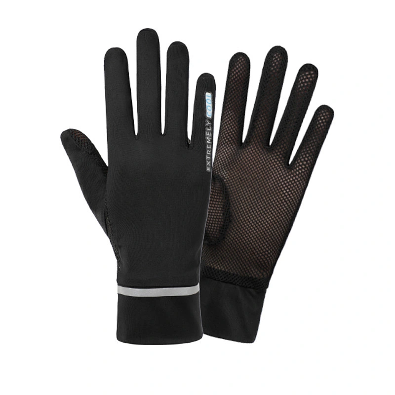 Women'S Gloves Summer UV Sun Protection Tram Outdoor Touch Screen Breathable Ice Silk Driving Gloves