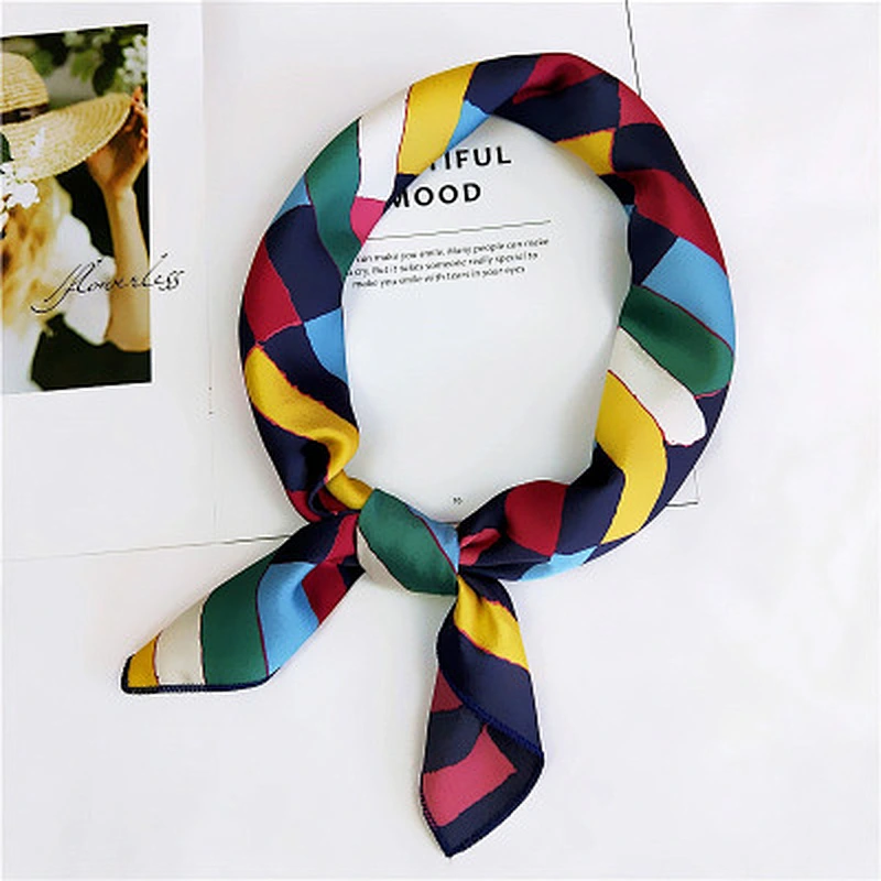 Female spring and autumn summer new fashion wild professional decorative scarf 70 small square scarves
