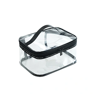 High quality Transparent Makeup Organizers Travel Bag Clear PVC Cosmetic Bag