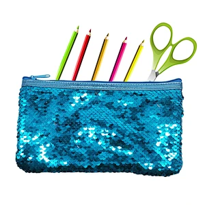 Custom Flip Reversible Sequin Girls Shiny Cosmetic Pouch Glitter Coin Purse Makeup Bags For Girls