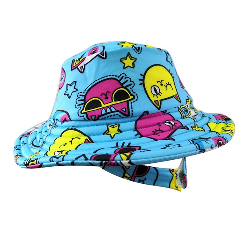 New Design Custom Logo Wholesale 100% Polyester Personalized Service Kids Summer Bucket Hat