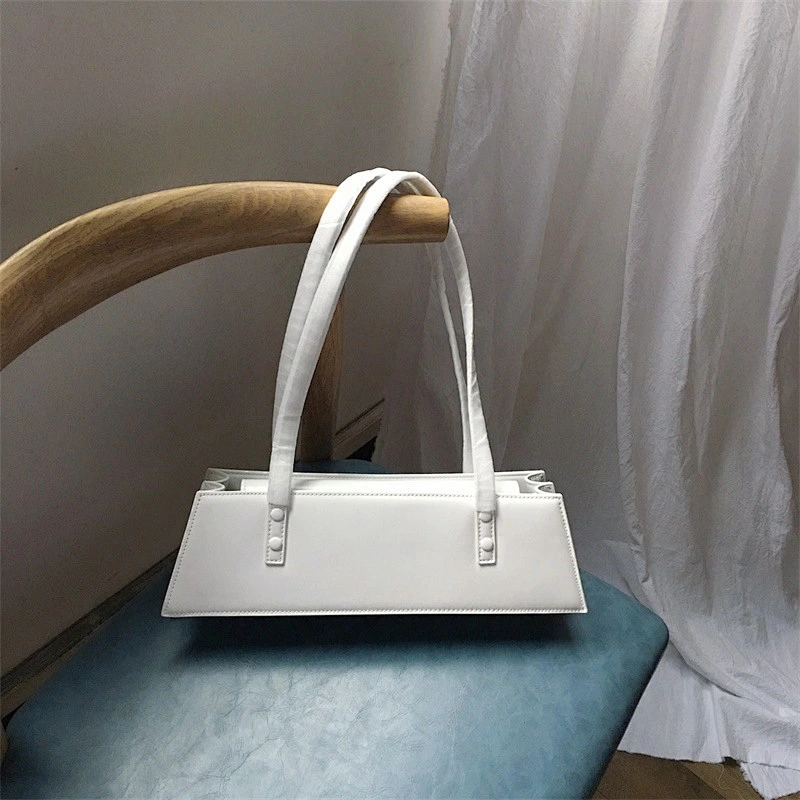 2020 New Trend Designer White Organ Underarm Bag Retro Wild Large Capacity One-Shoulder Bag For Female
