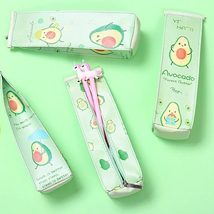 Cartoon Milk Box Pencil Case Avocado Pencil Case Creative Student Pencil Case For School