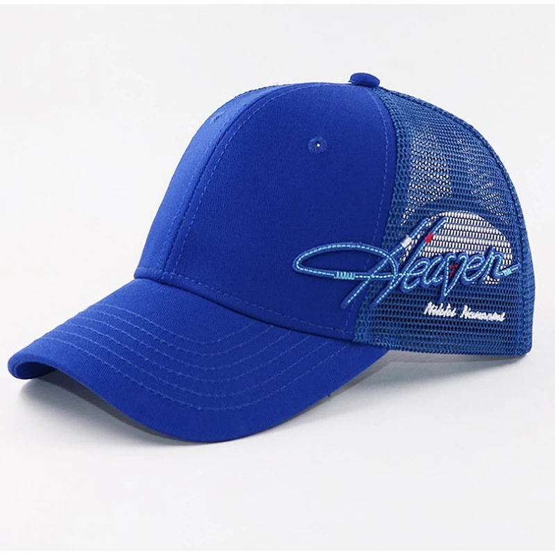 Cotton Trucker Cap Mesh Running Sports Hat Embroidery Snapback 6 Panel Dad Baseball Sports Caps