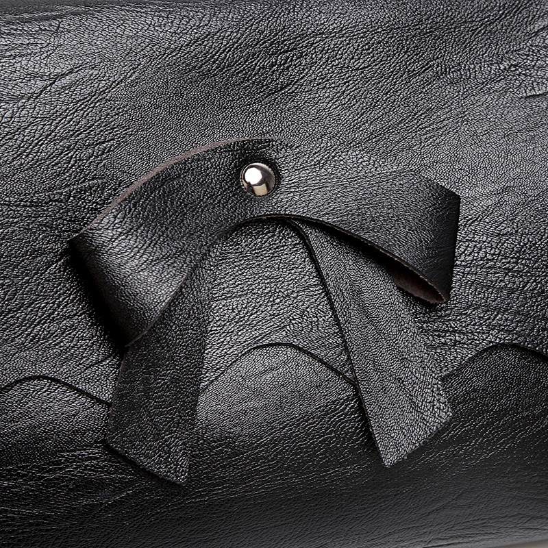 2020 Spring Summer Korean Version Of The Bow Shoulder Chain Leather Crossbody Bag Women