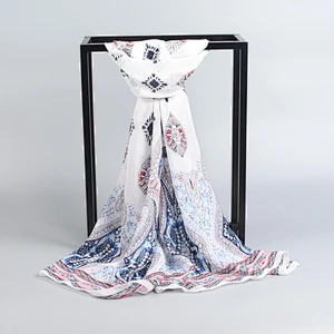 Summer lady 150 * 70cm scarf custom new pattern printing wild chiffon scarf seaside shawl