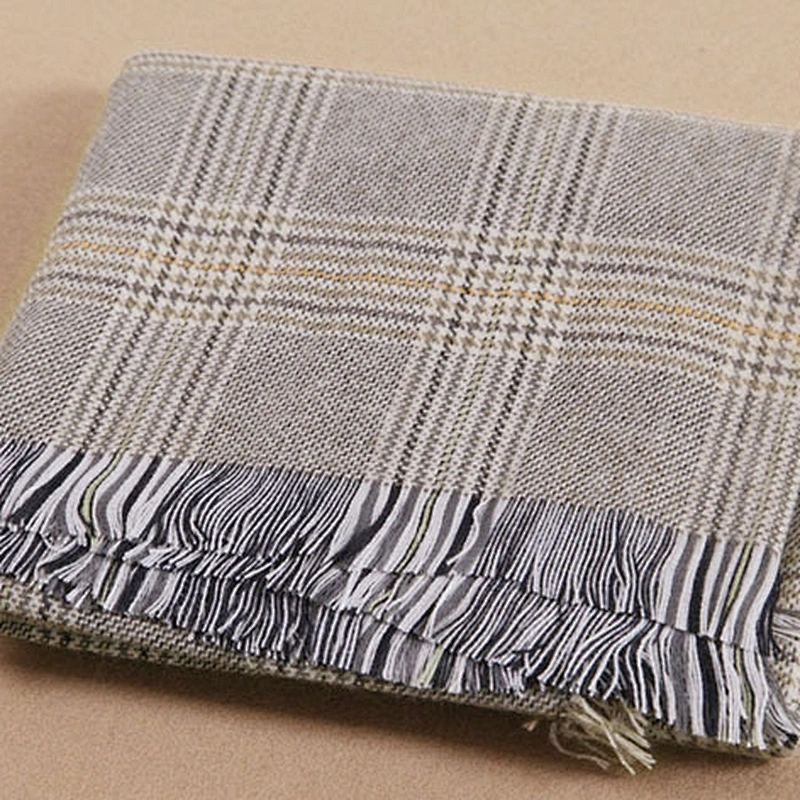 2020 Autumn And Winter New Plaid Scarves Warm Thickened Shawl Tassel Cashmere Scarf