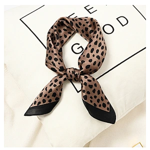 Korean Style 53x53cm Small Square Scarf Wild Professional Flight Attendant Small Scarf Decorative Bandana Scarf