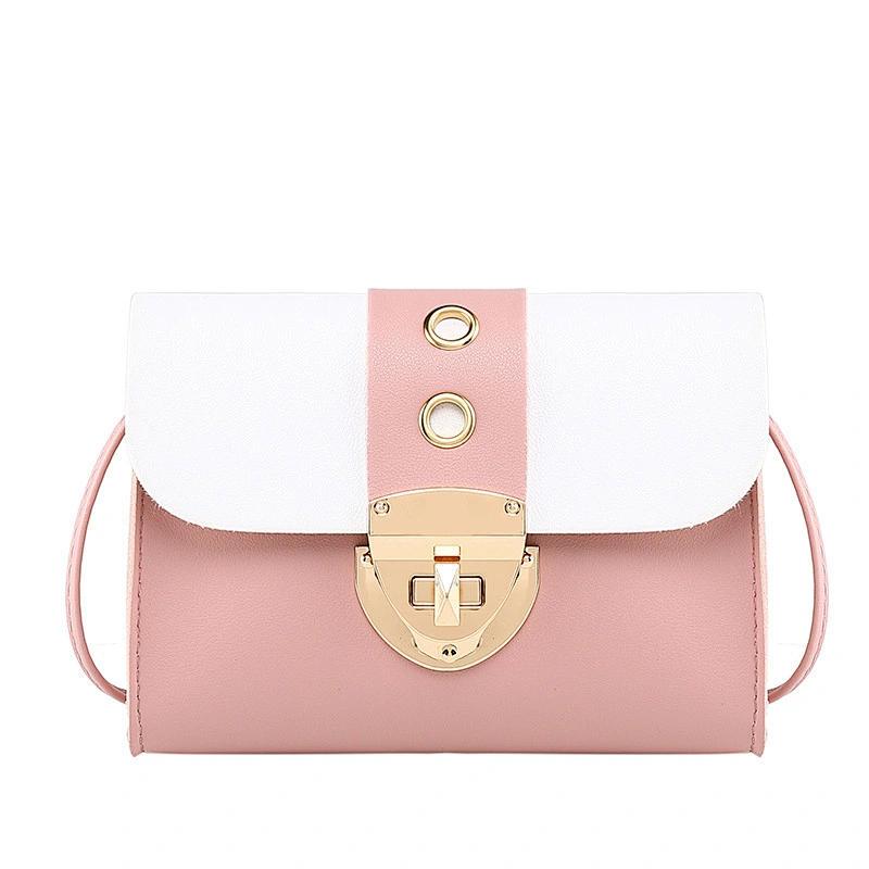 Female 2021 Japan Korea New Lock Casual Small Square Bag Shoulder Messenger Bag Mobile Phone Crossbody Bag