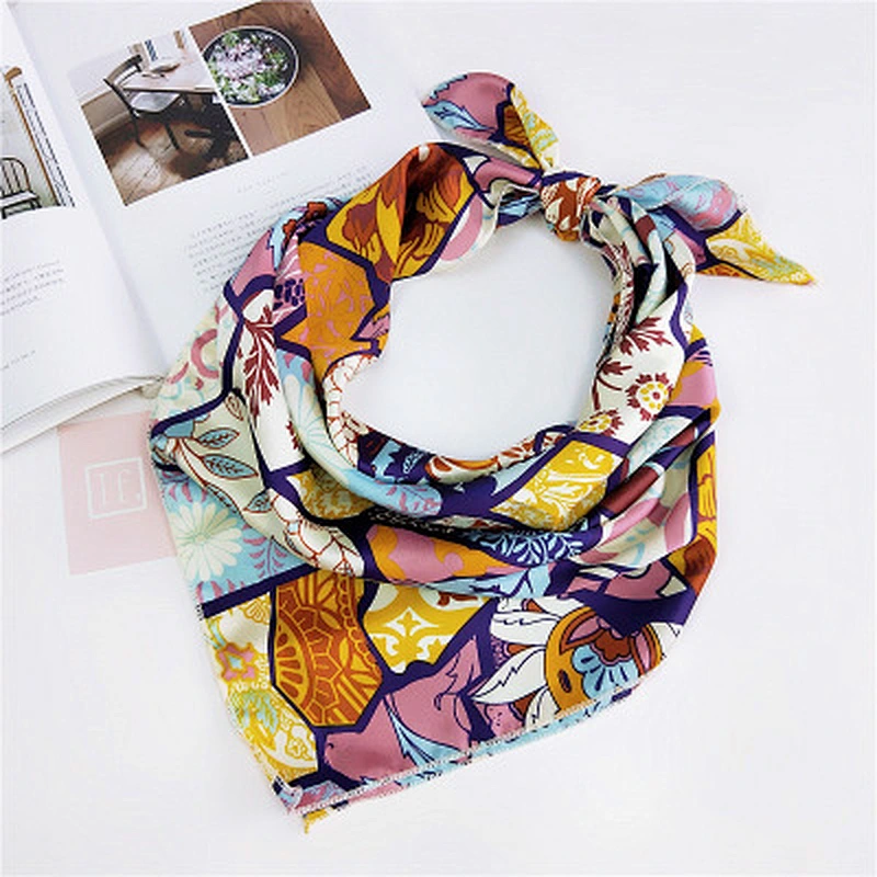Female spring and autumn summer new fashion wild professional decorative scarf 70 small square scarves