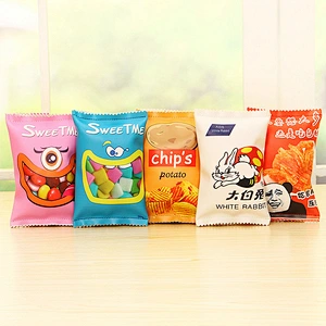 Children Creative Trendy Harajuku Girl Potato Chip Clutch Bag Fun Snacks Pu Mobile Coin Purse Pencil Case