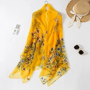 2020 new excellent soft yarn beach towel female scarf sunscreen shading big shawl travel shawl