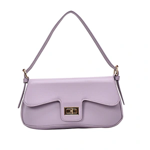 Classic Fashion Joker Pure Color High Quality Leather Women's Shoulder Bag Handbag