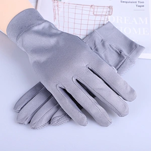 Outdoor Men touch screen gloves Anti-skid breathable UV protection and sun protection gloves
