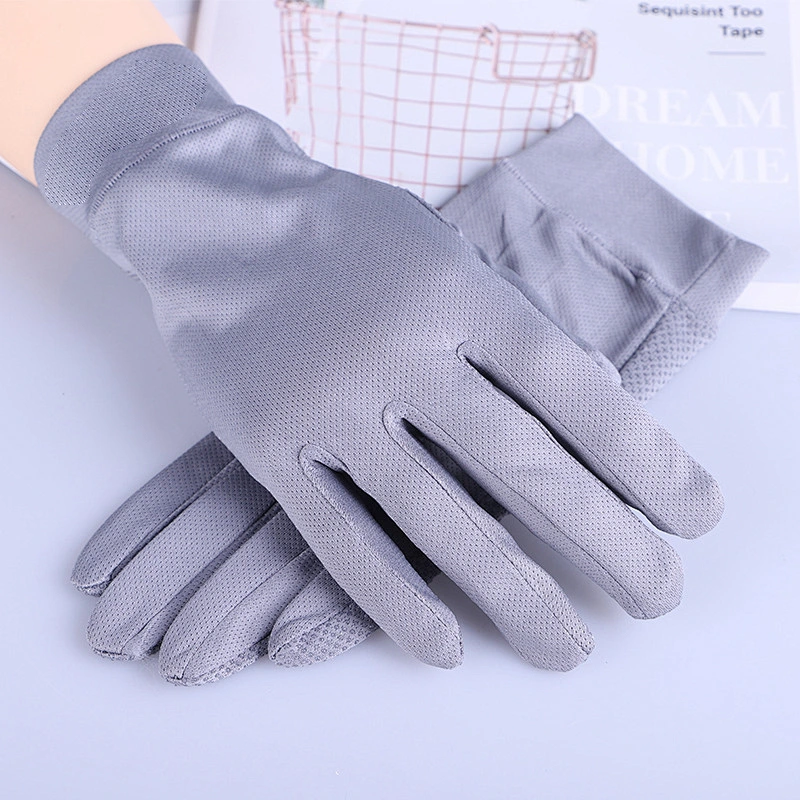 Outdoor Men touch screen gloves Anti-skid breathable UV protection and sun protection gloves