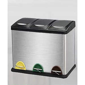 24L, 3pcs*8L  together dustbin 46*26.5*39.5Hcm